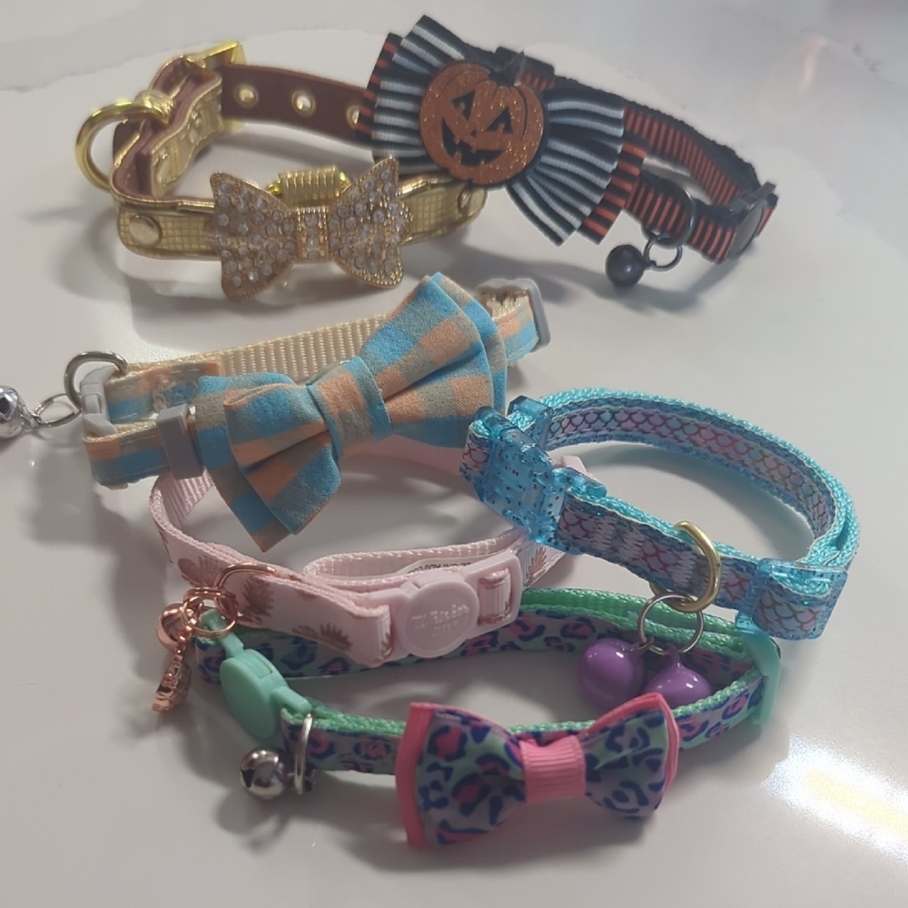 Clearance bundle- 6 Cat Collars